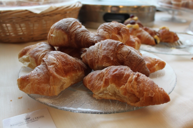 Croissants from the hotel in Sorrento, Italy.